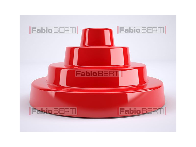red plastic object 