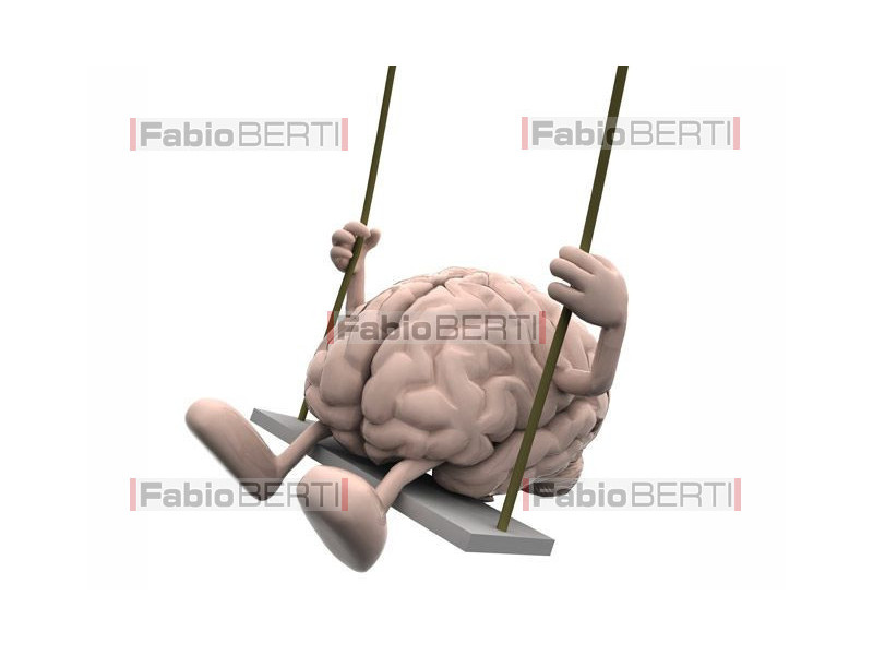 brain on a swing