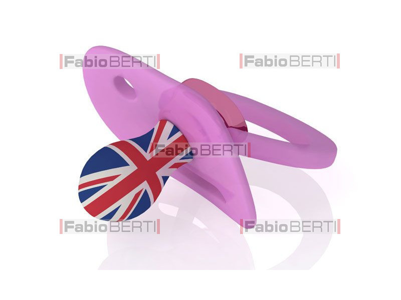 UK baby pacifier pink