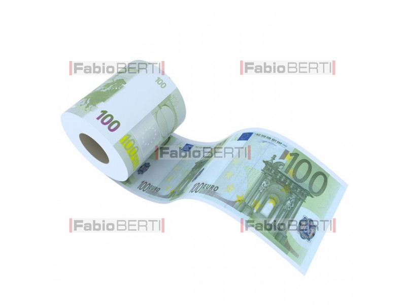 toilet paper euro notes