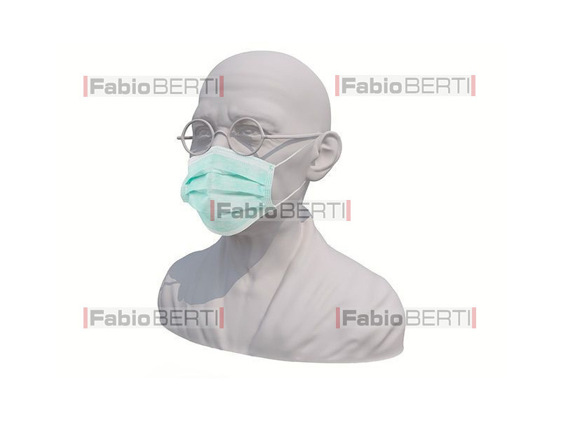 statua Gandhi maschera