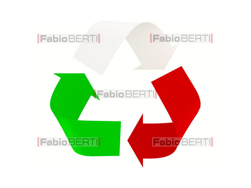 simbolo riciclo Italia