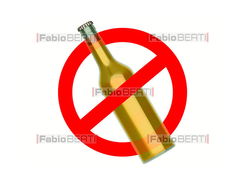 signal to ban beer bottle