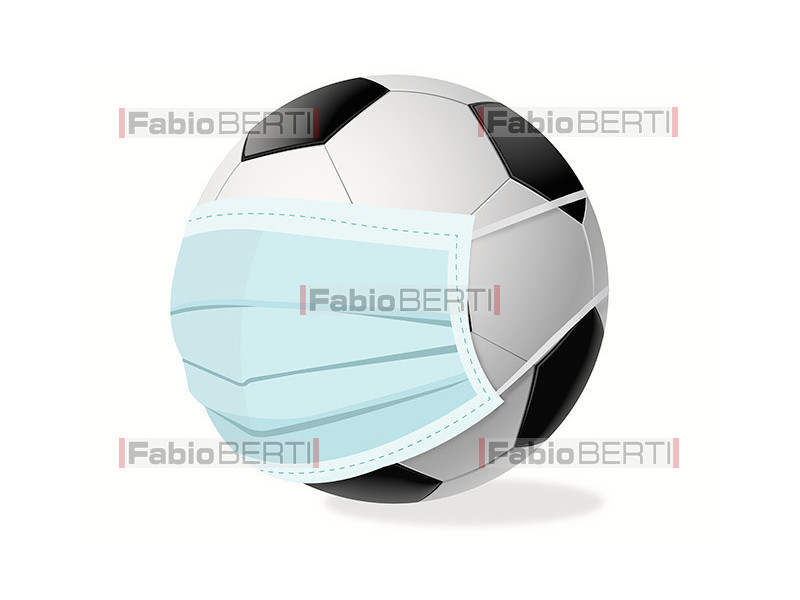soccerball with mask