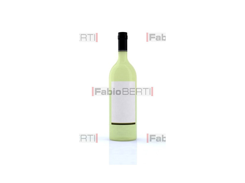 bottiglia di vino bianco
