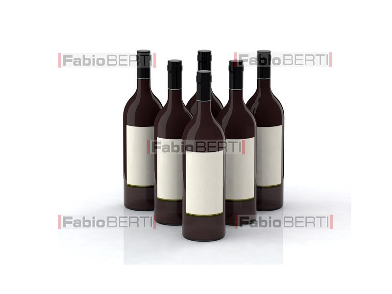bottiglie di vino rosso