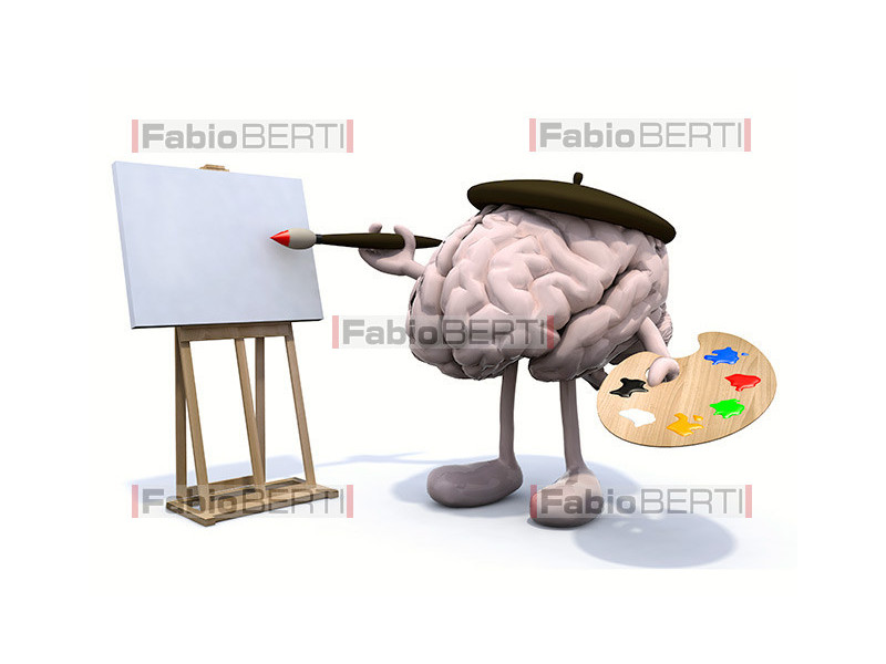 cervello pittore