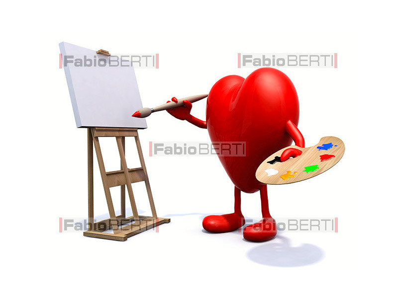 cuore pittore
