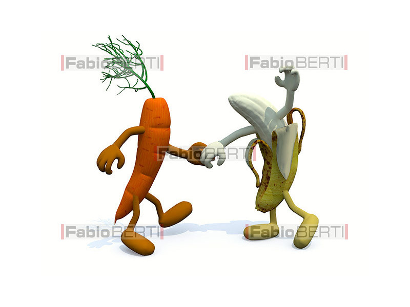 carrot and banana dancing