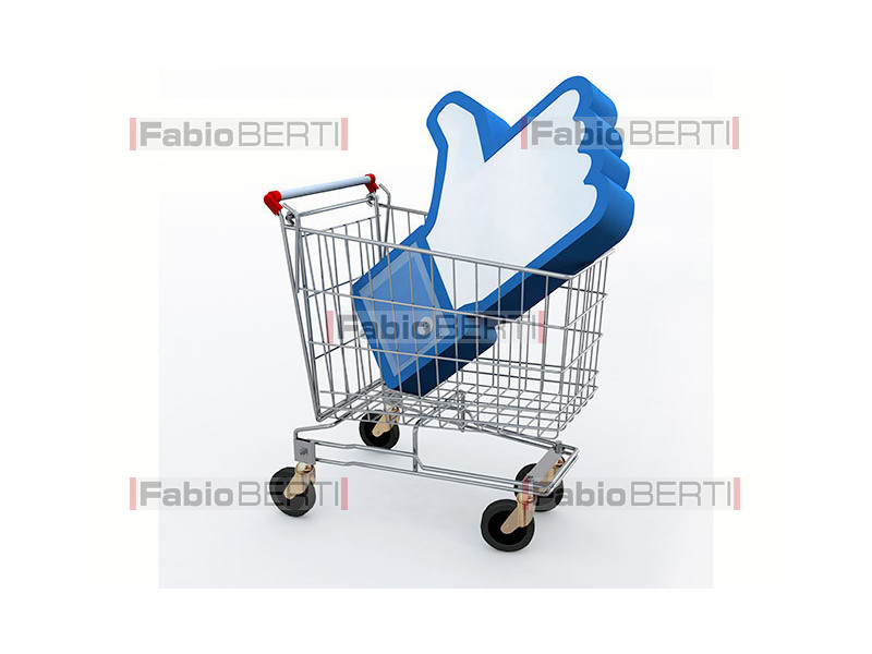 cart with like icon
