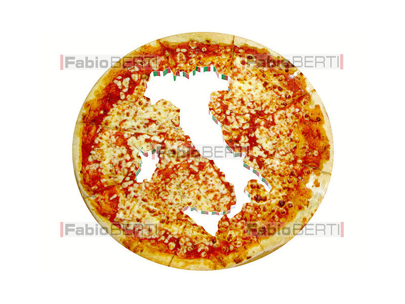 Italia sulla pizza
