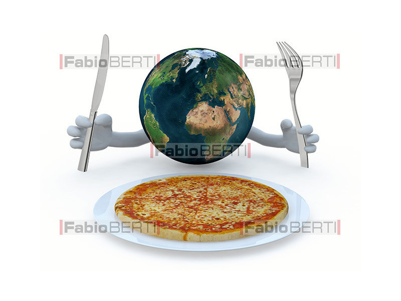 the world and pizza
