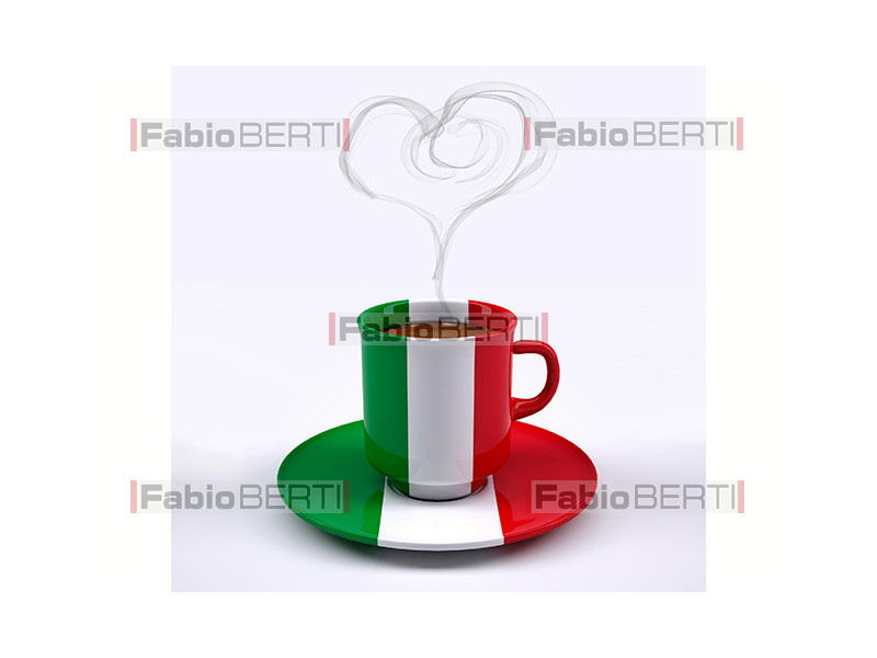 Coffee Italy heart