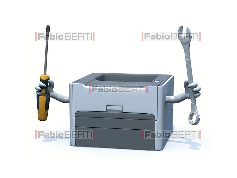 printer with tools