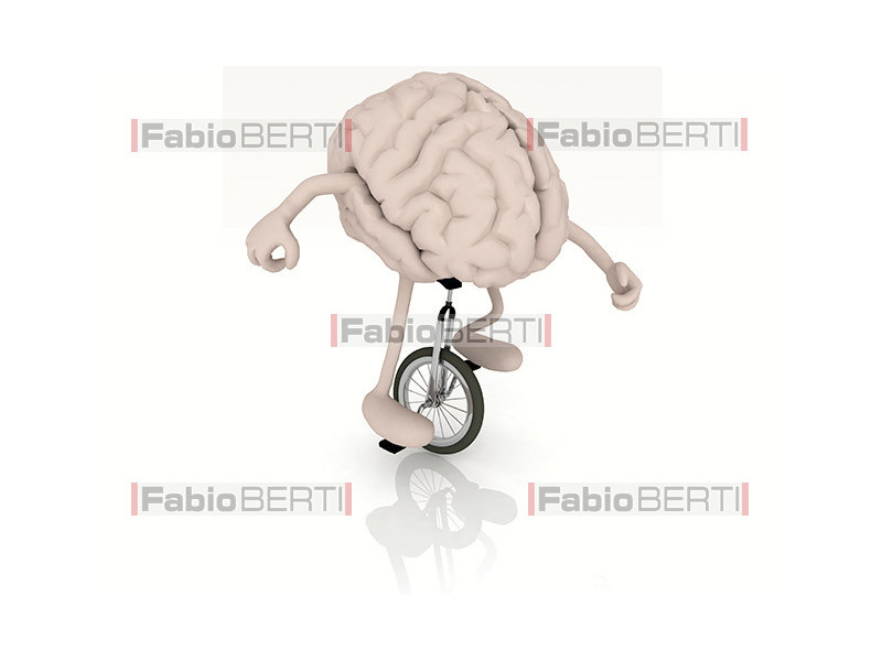 brain on a unicycle