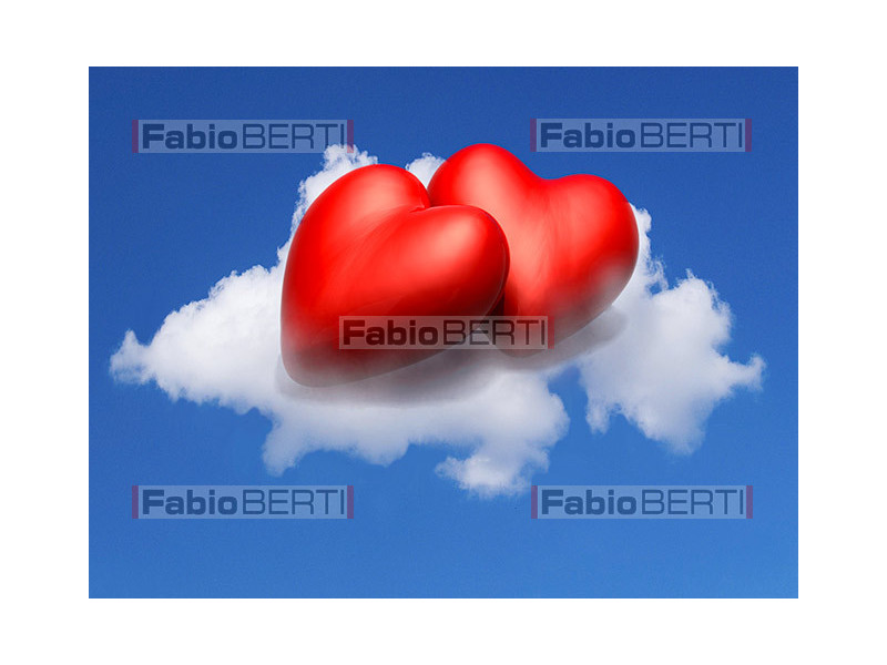 hearts on a cloud