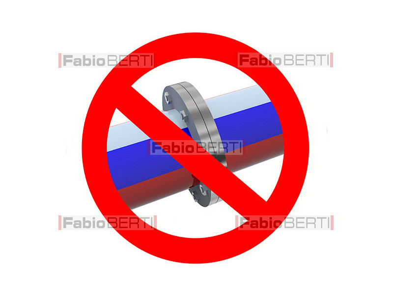 prohibition sign with russian pipeline
