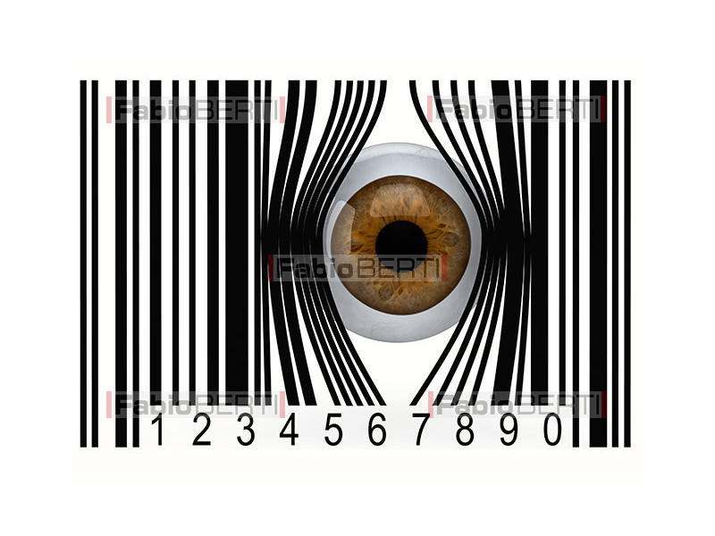 brown eye barcode