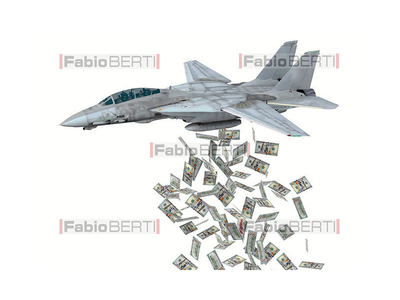 warplane that launches dollars