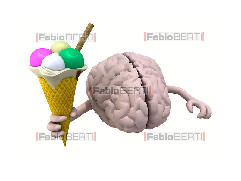 brain and ice cream