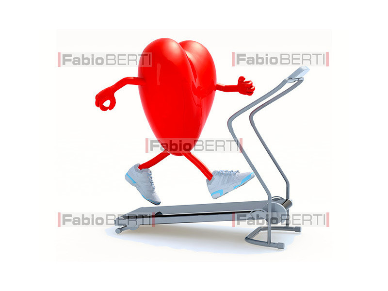 heart on a treadmill