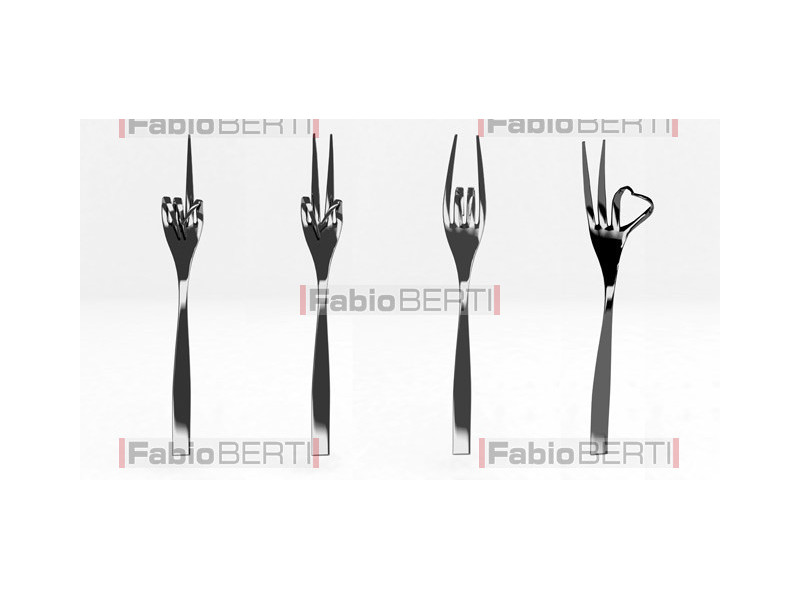 metal fork like hands
