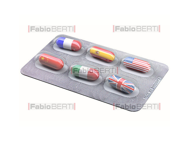 flag color pills