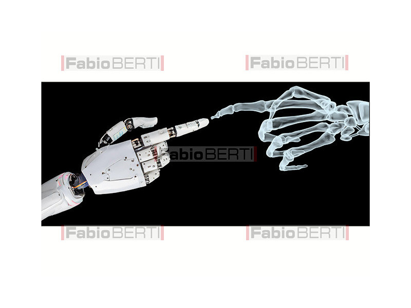 Robot hand and x-ray hand