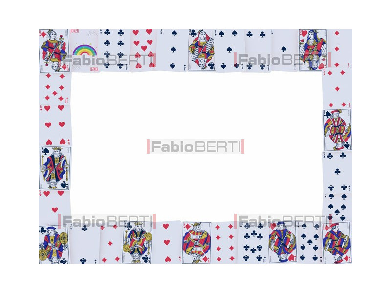 playing cards frame