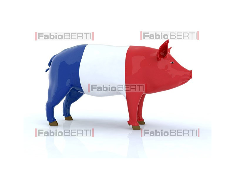 pork with French flag